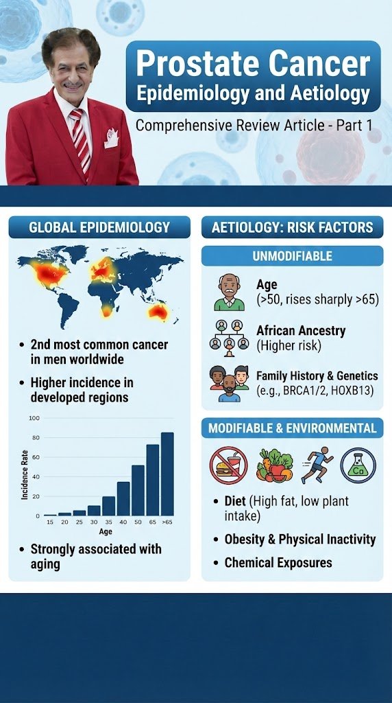 Prostate Cancer Epidemiology and Aetiology Comprehensive Review Article Part 1