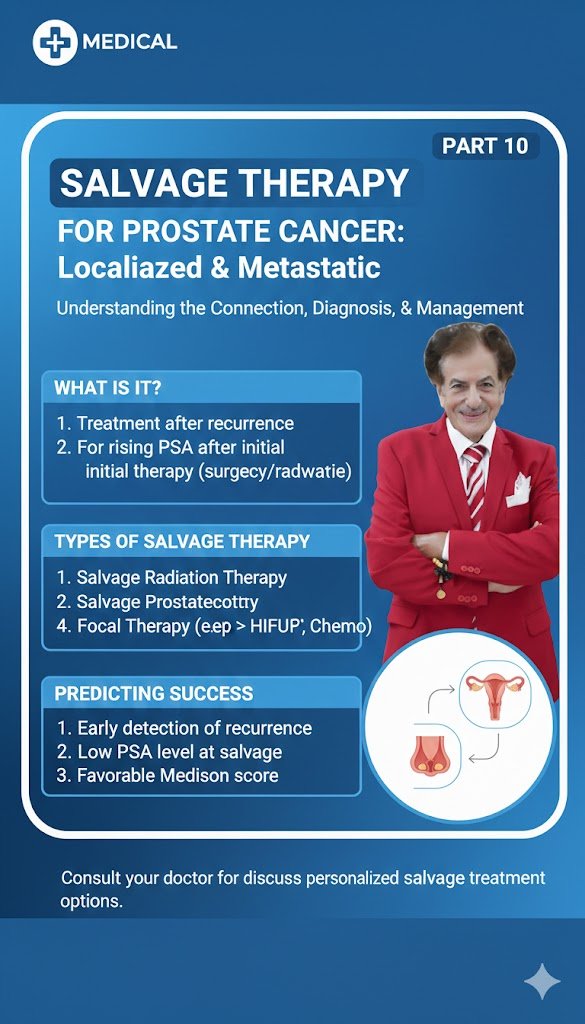 العلاج الإنقاذي (Salvage Therapy) لسرطان البروستاتا الموضعي و المنتشر