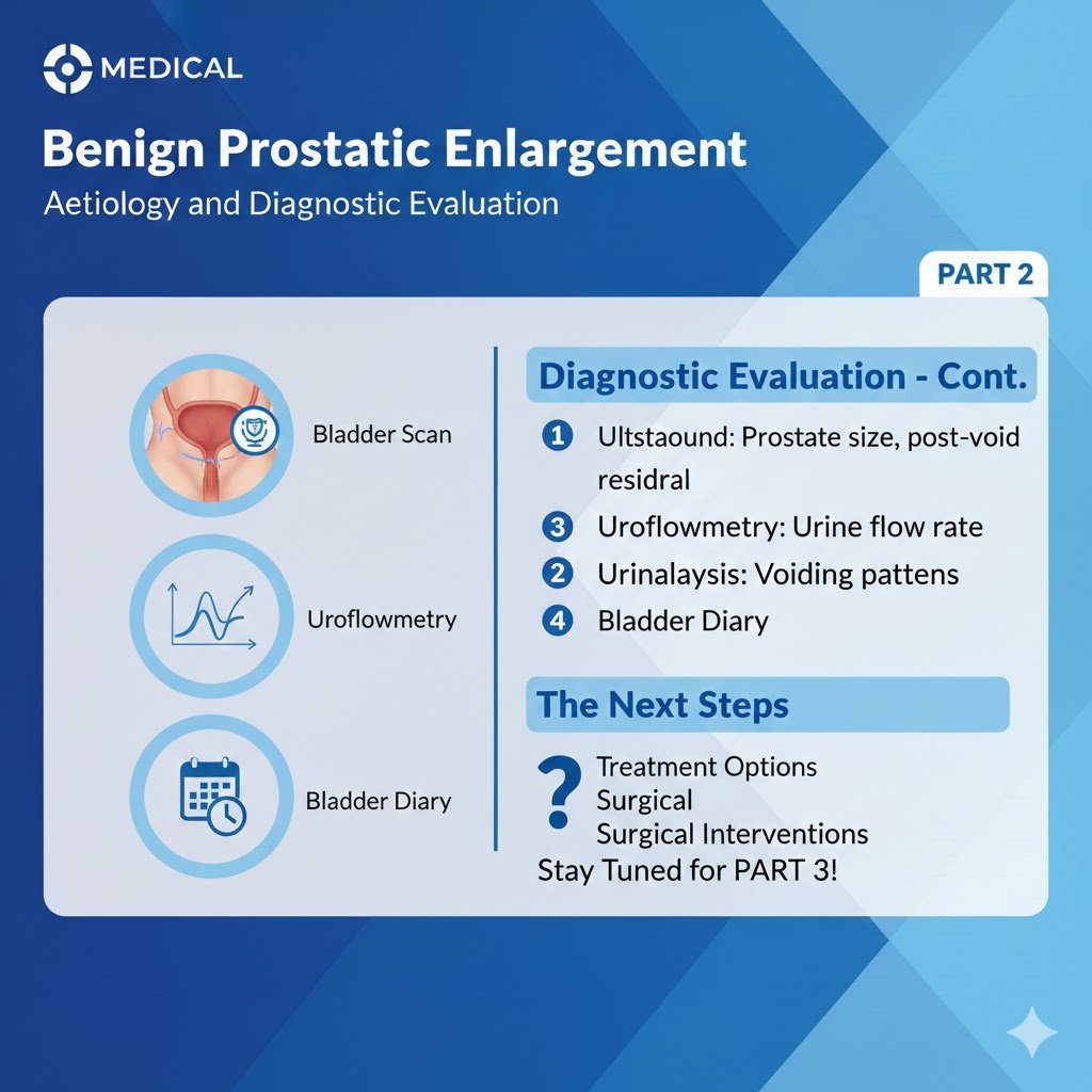 Benign Prostatic Enlargement Aetiology and Diagnostic Evaluation PART 2 Benign Prostatic Enlargement Aetiology and Diagnostic Evaluation PART 2 - مركز البروفيسور السامرائي الطبي في دبي استشاري المسالك البولية Benign Prostatic Enlargement Aetiology and Diagnostic Evaluation PART 2