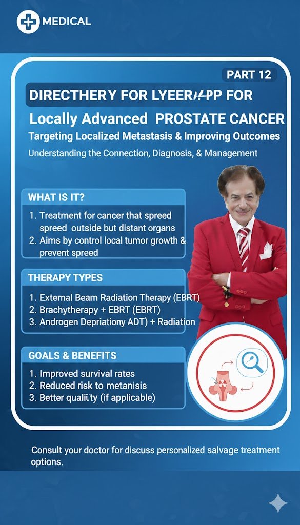 العلاج المباشر لسرطان البروستاتا المنتشر موضعيا