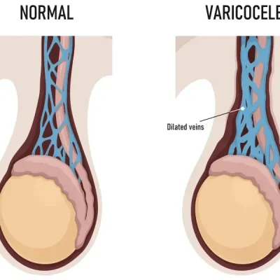 هل دوالي الخصية اليسرى تسبب العقم