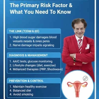 هل مرض السكري (T2DM) هو عامل الخطر الرئيسي للإصابة بالضعف الجنسي ؟
